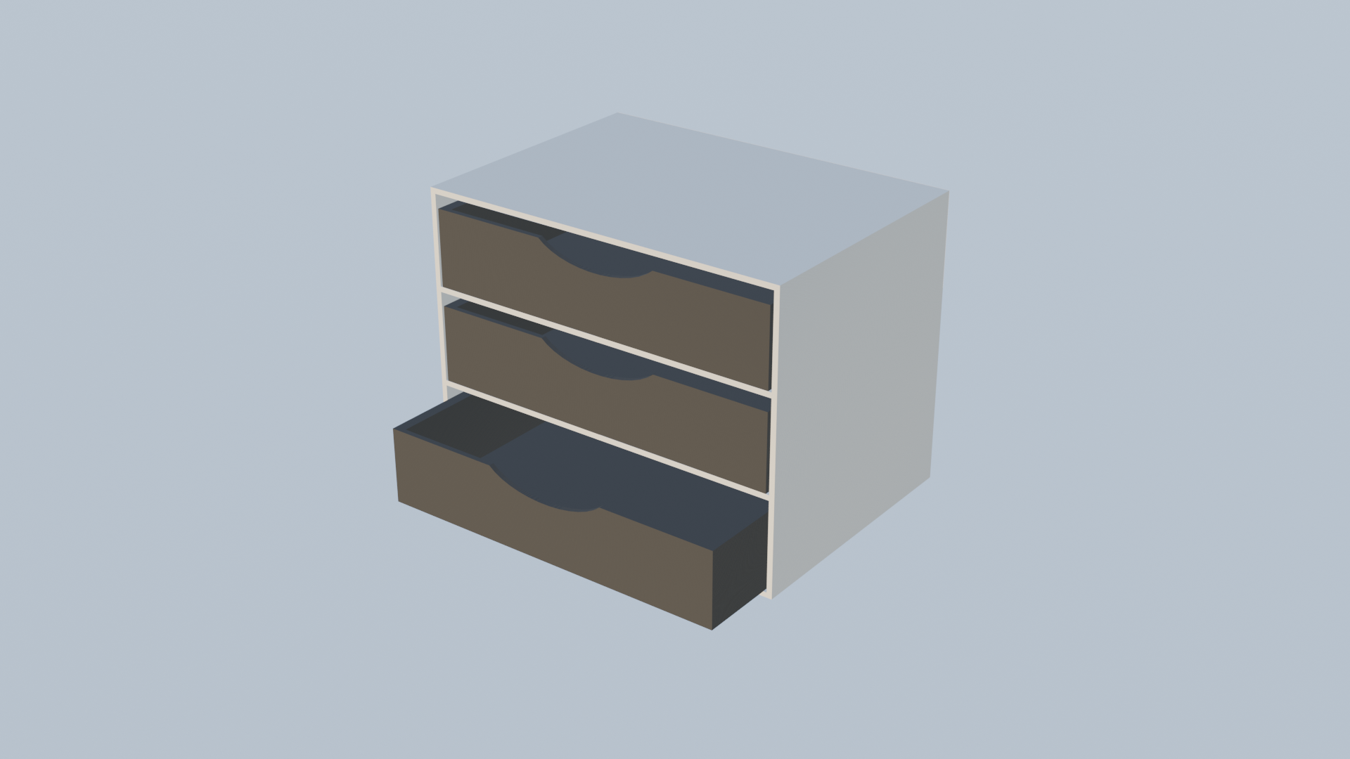 Mini furniture with large drawers