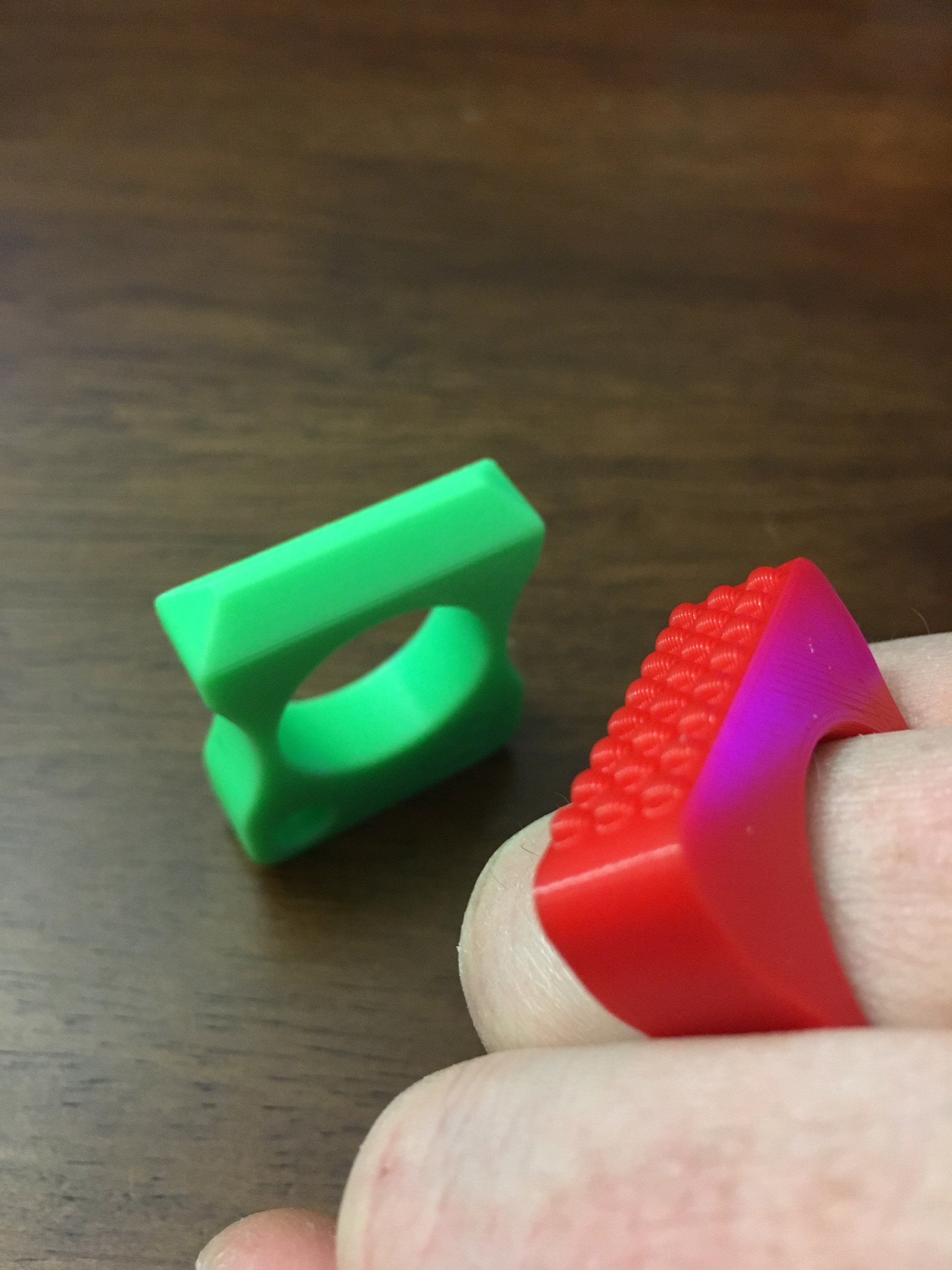 Simple Knuckle Duster Keychain/ring