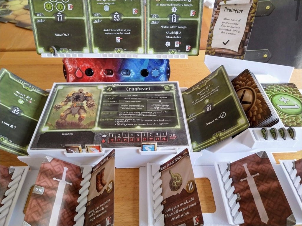 3D Player board for Gloomhaven - Modular