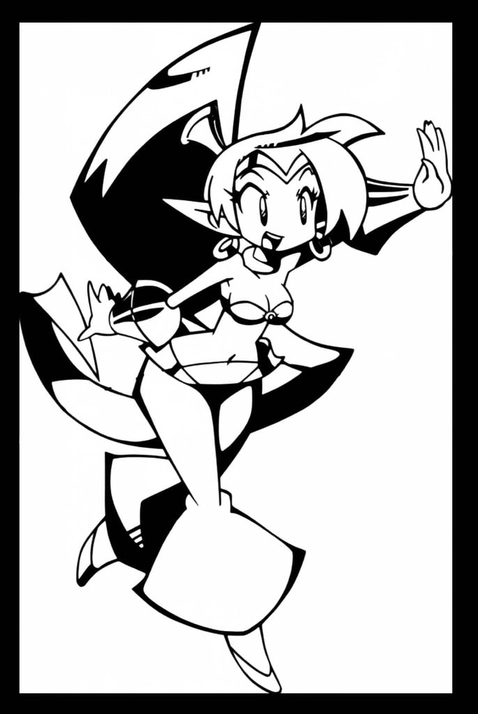 Shantae stencil