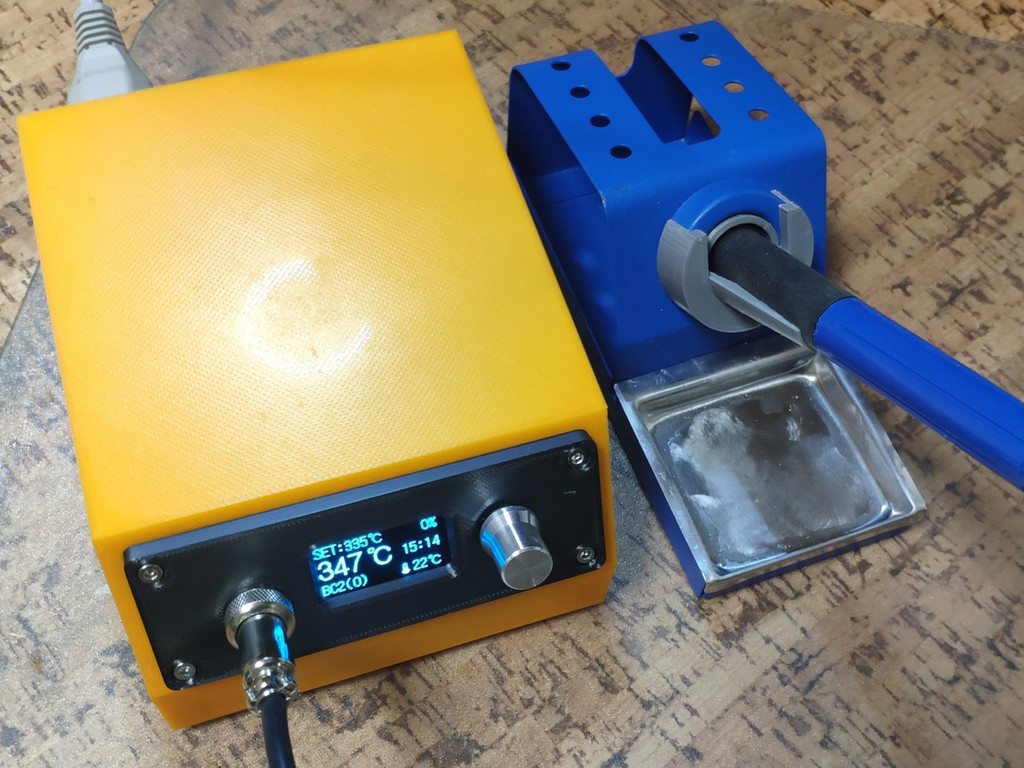 KSGER T12 OLED controller soldering station case