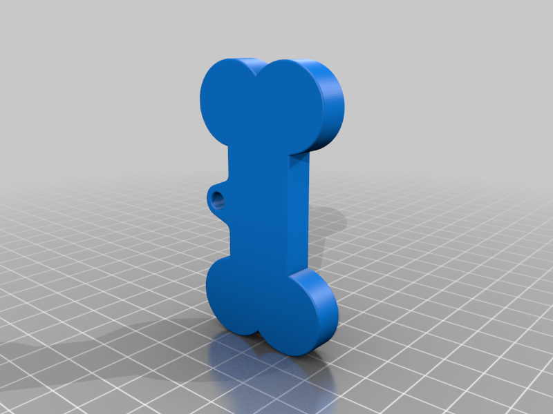 Dog Bone Keychain
