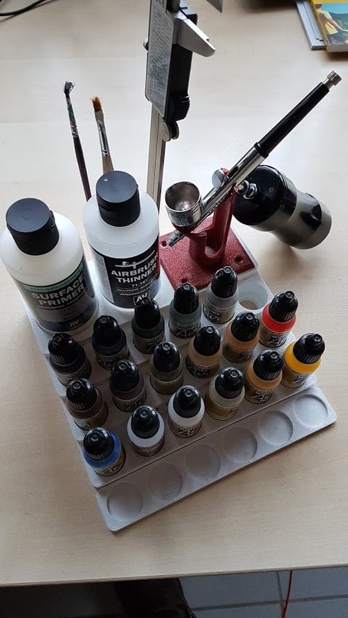 Airbrush Color Rack 
