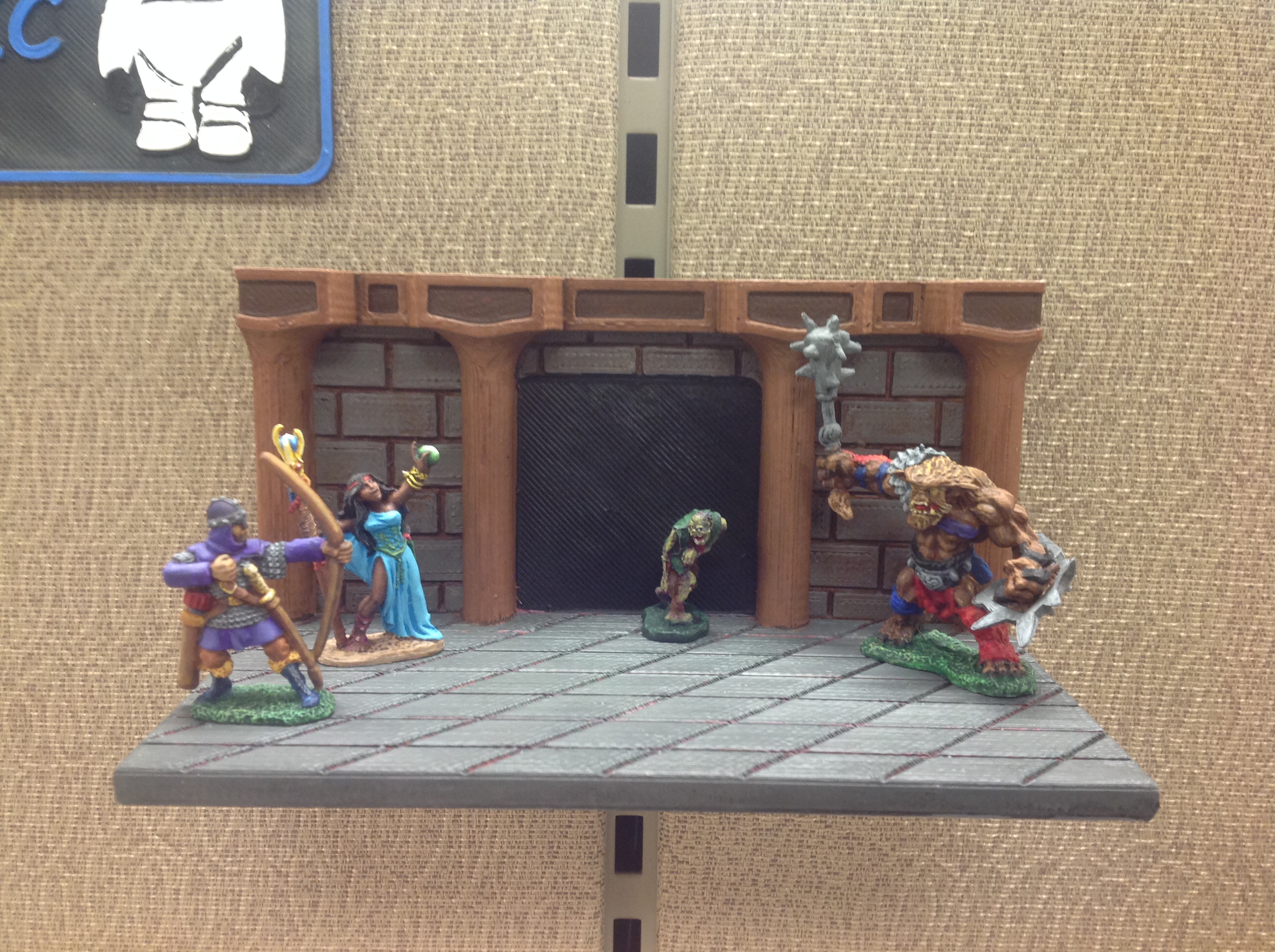 Cubicle Miniature Display - Dungeon