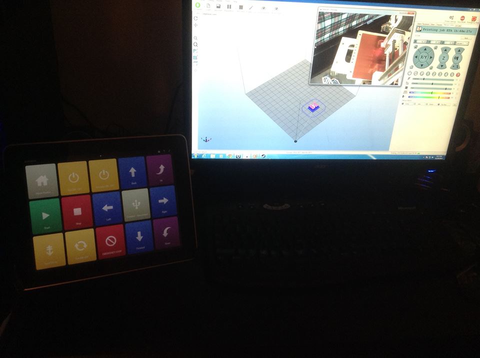 Universal 3d Printer Remote Control / Touch Interface via iPad (Instructions)