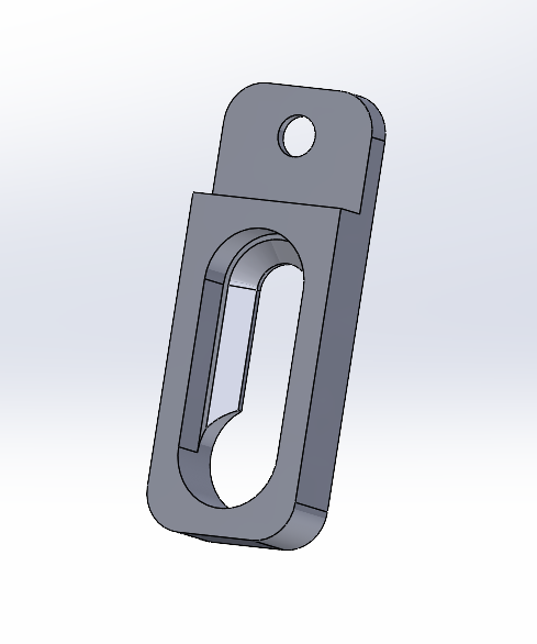 keyhole mirror hanger