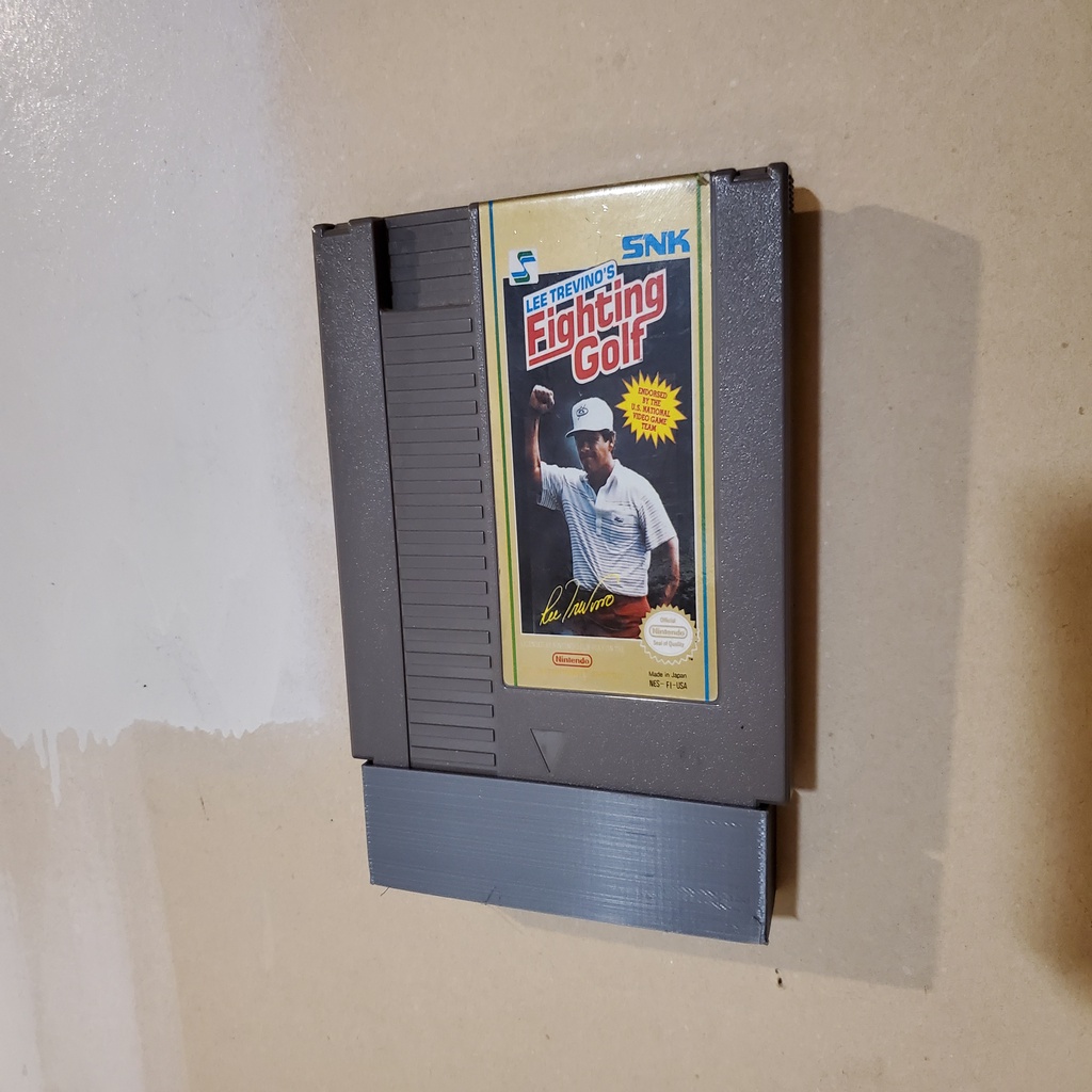 NES Game Cart Wall Holder
