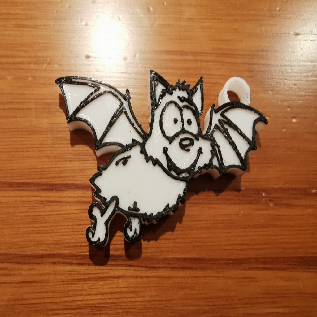 Funny Bat Keychain