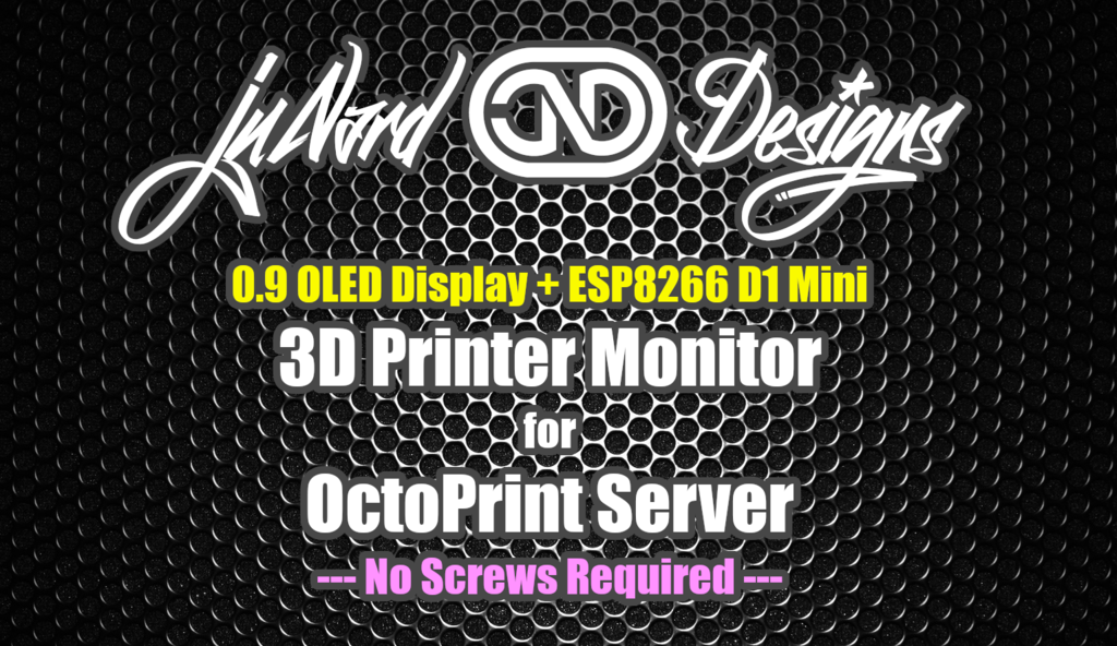 0.9 OLED Display + ESP8266 Mini | 3D Printer Monitor for OctoPrint Server