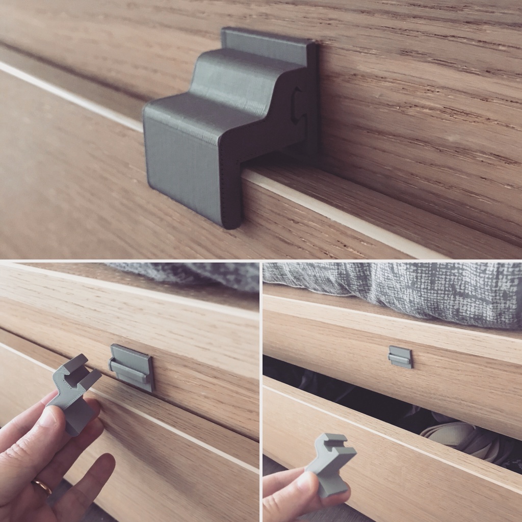 IKEA MALM BED - Drawer LOCK (for CATs) 
