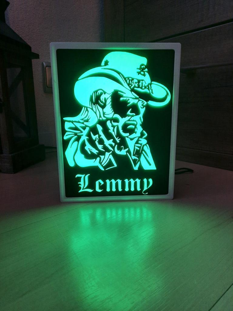 Lemmy Motörhead Leuchtbox Lightbox