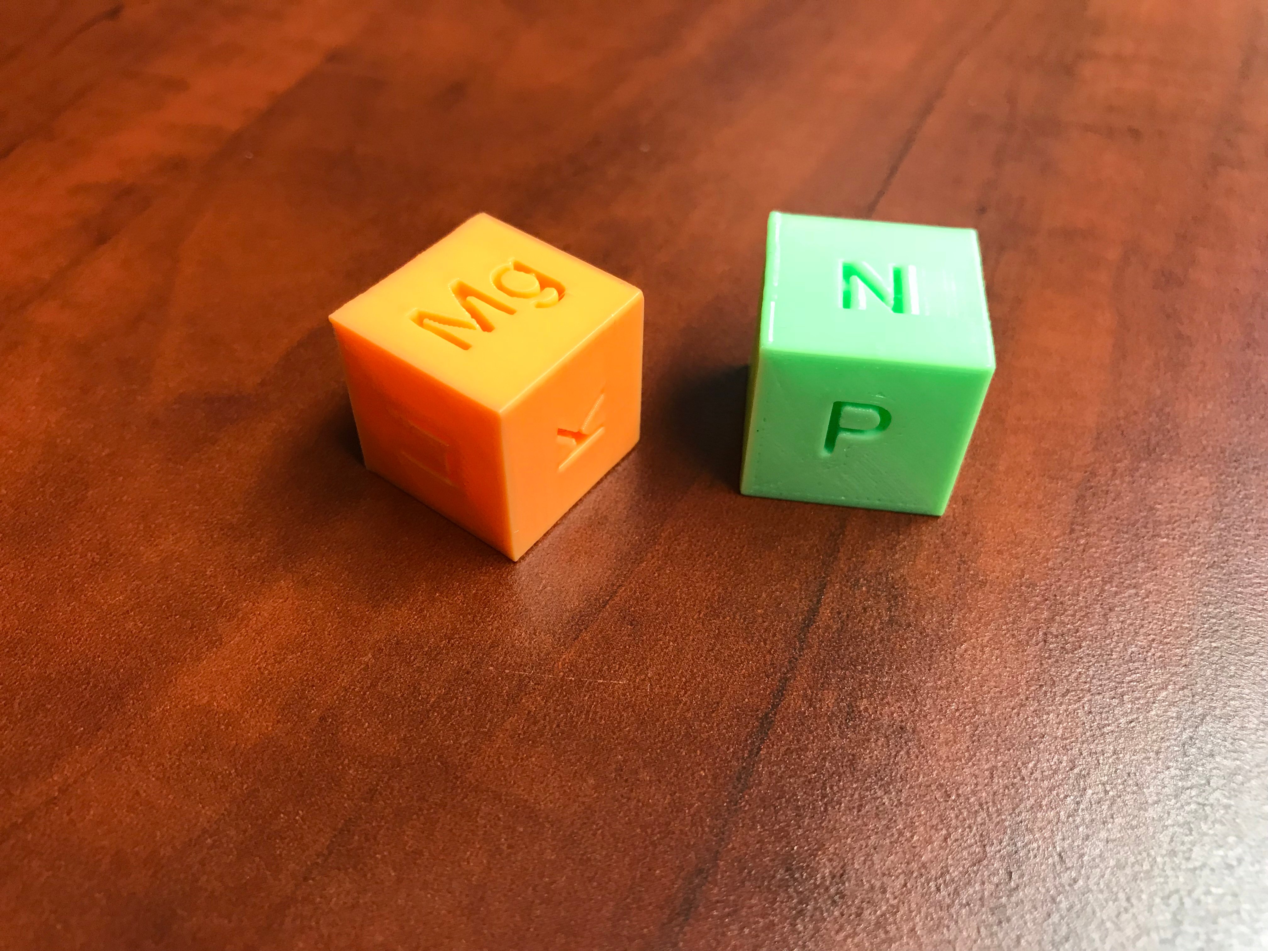 Chemistry ion Dice