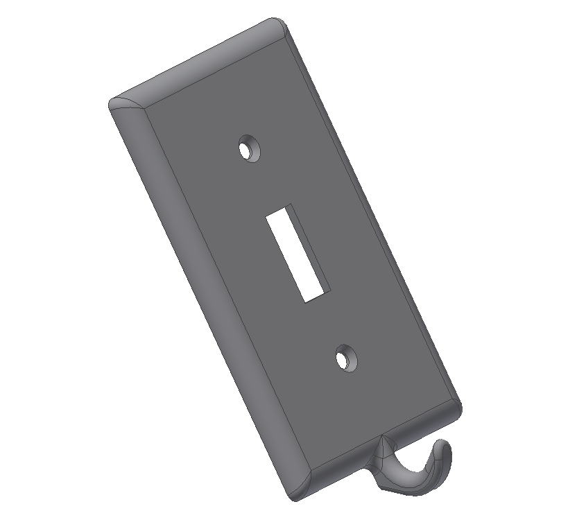 Light Switch Cover with Hook