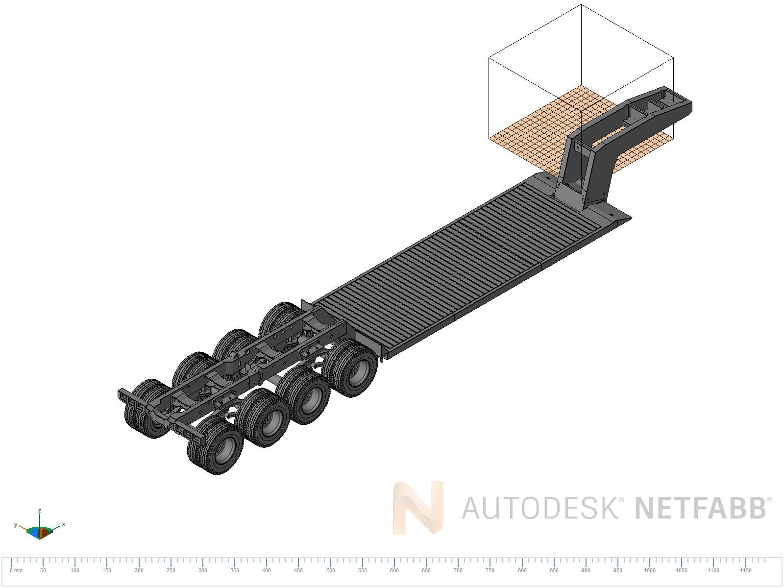 Tamiya Truck Low Trailer total printable