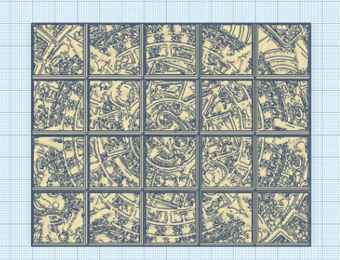Aztec 25mm square bases