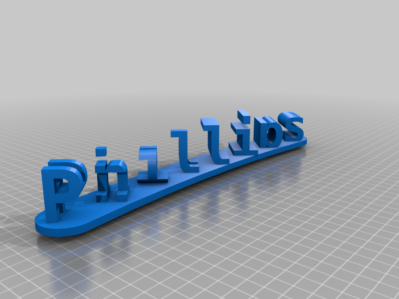 My Customized dual words illusion Phillips high
