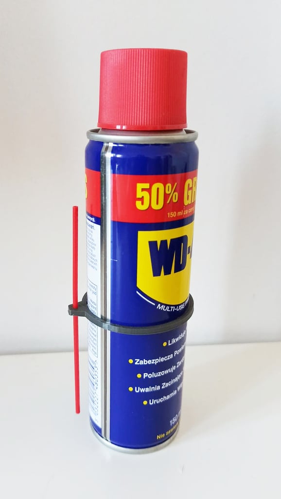WD-40 can straw holder for 150ml can