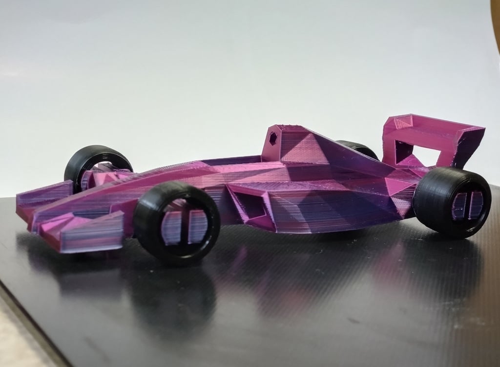 Low-poly F1 toy car (remixed from MP4)