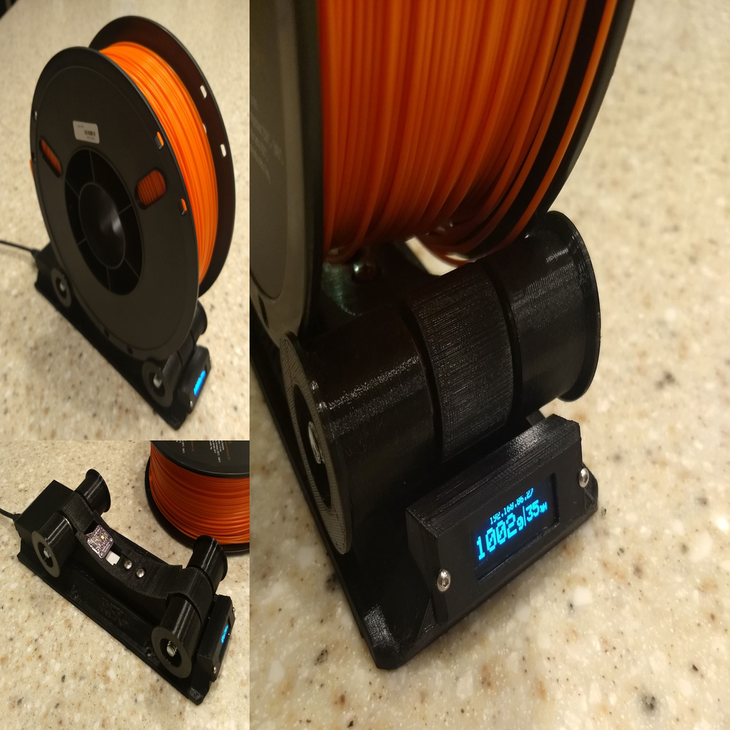3D Filament Health Monitor (Spool Holder)
