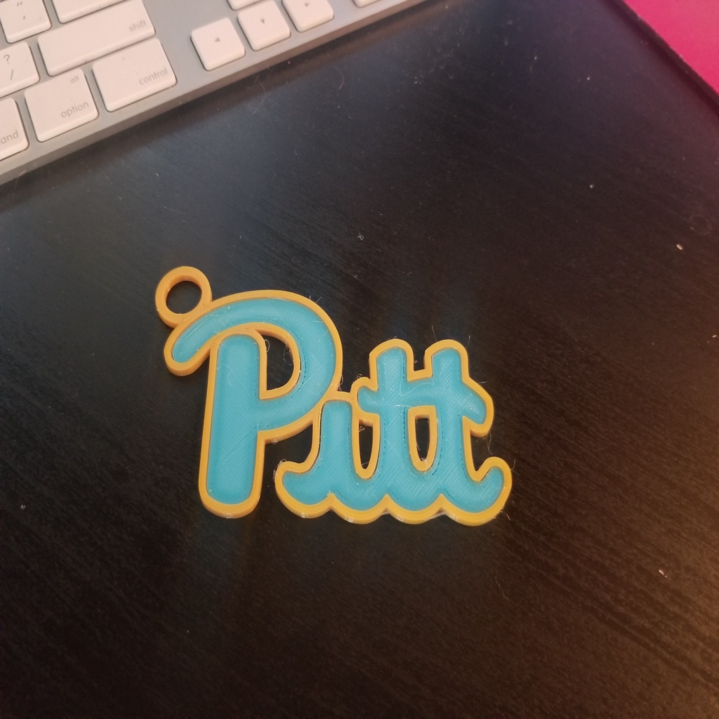 Pitt Keychain
