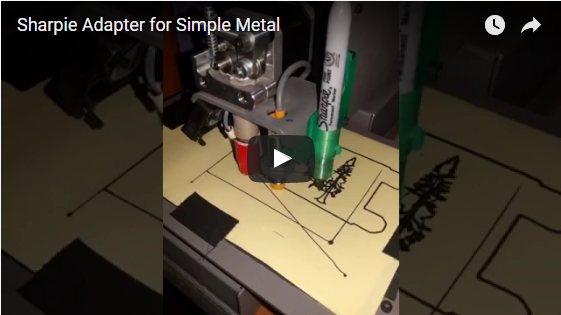 Simple Metal Sharpie Adapter