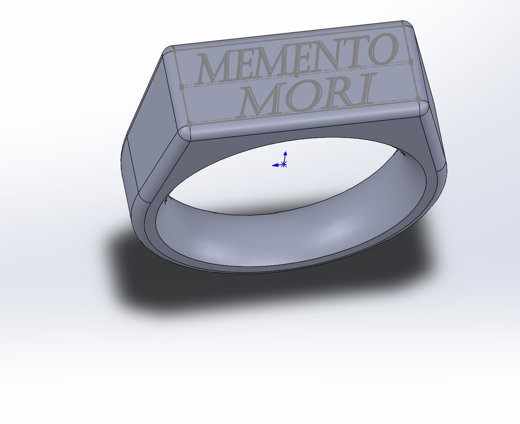 Memento Mori Signet Ring