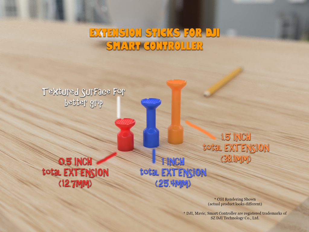 Extension Sticks for DJI Smart Controller