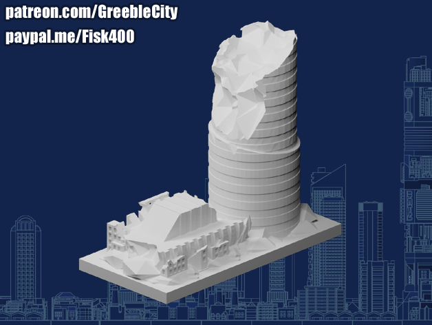 GreebleCity Ruins: Skyscraper XVII