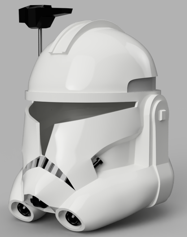 Captain Rex's Helmet Phase 2 (Star Wars) Fixed
