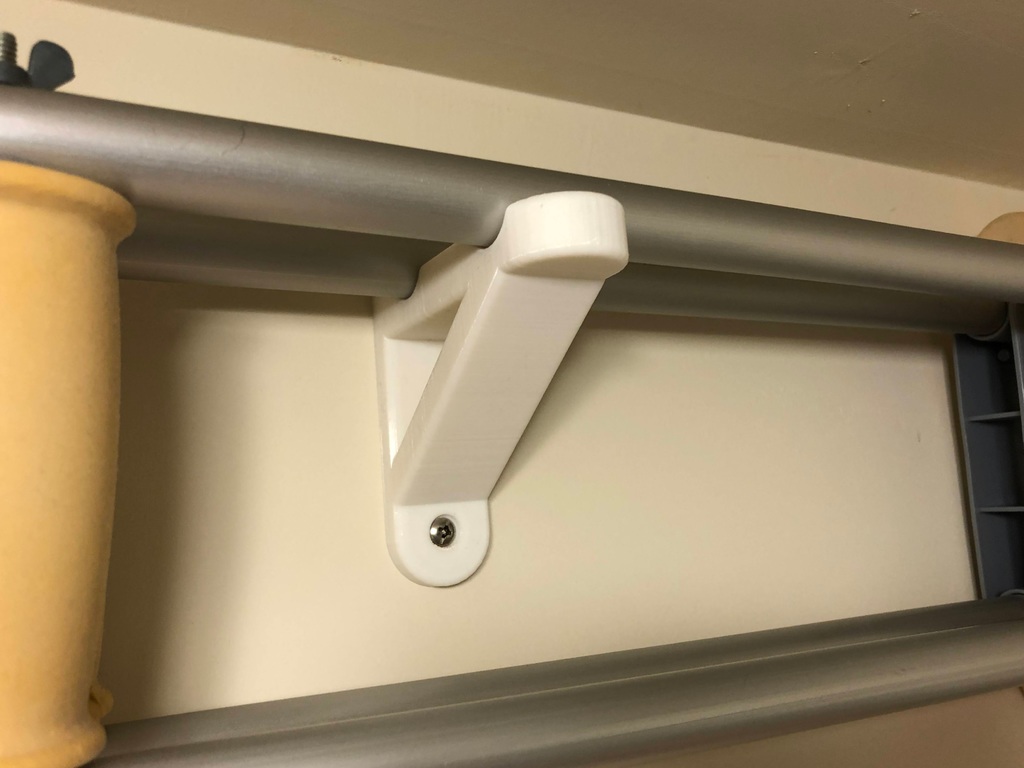 Wall Mount Brackets for a Pair of Crutches (Horizontal Mounting)