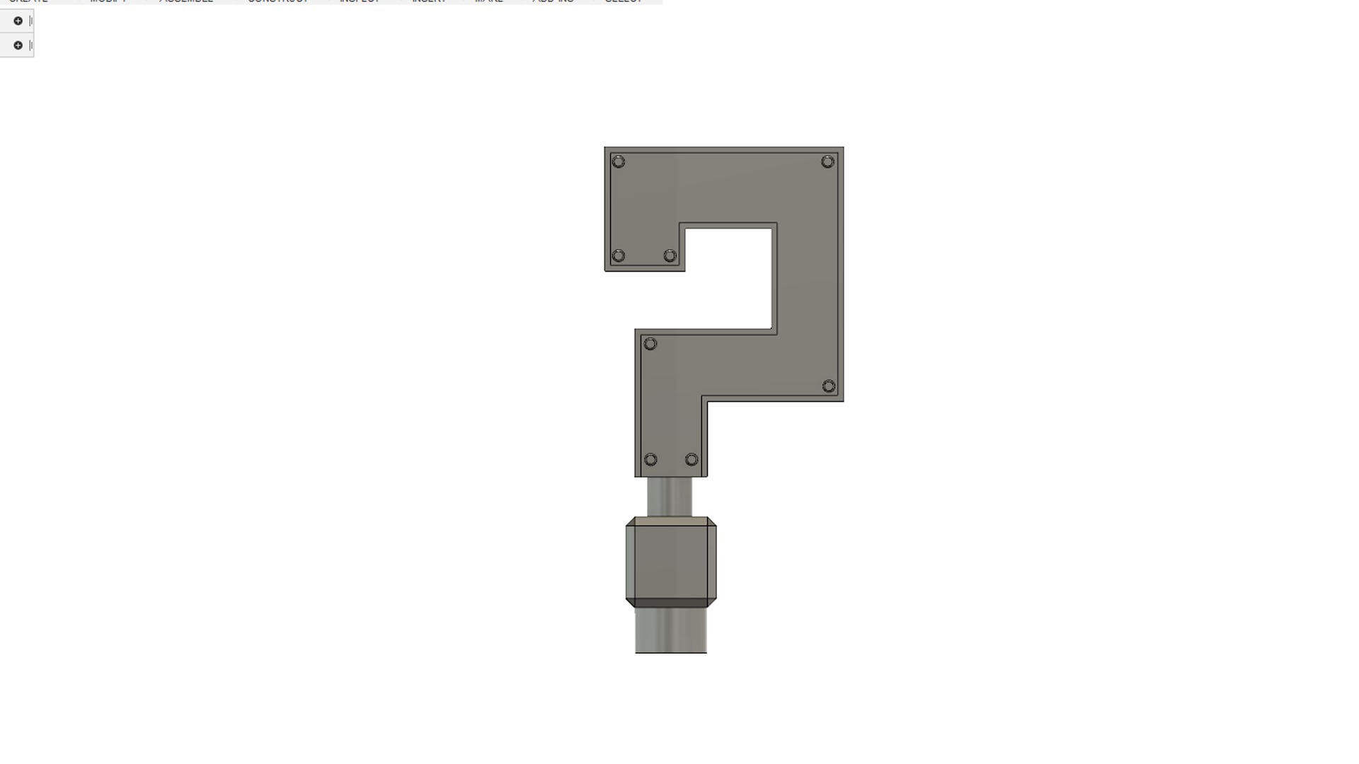 "Riddler Cane Head" with' Insert Base for 20mm PVC PIPE