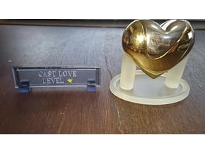 cast puzzle stand -love-
