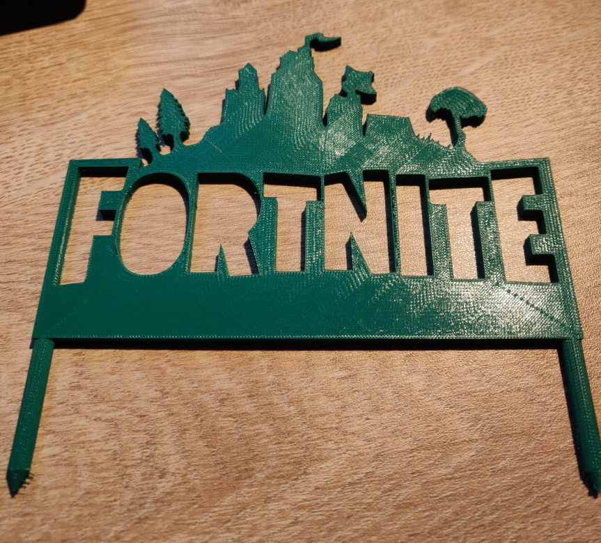 Fortnite cake topper
