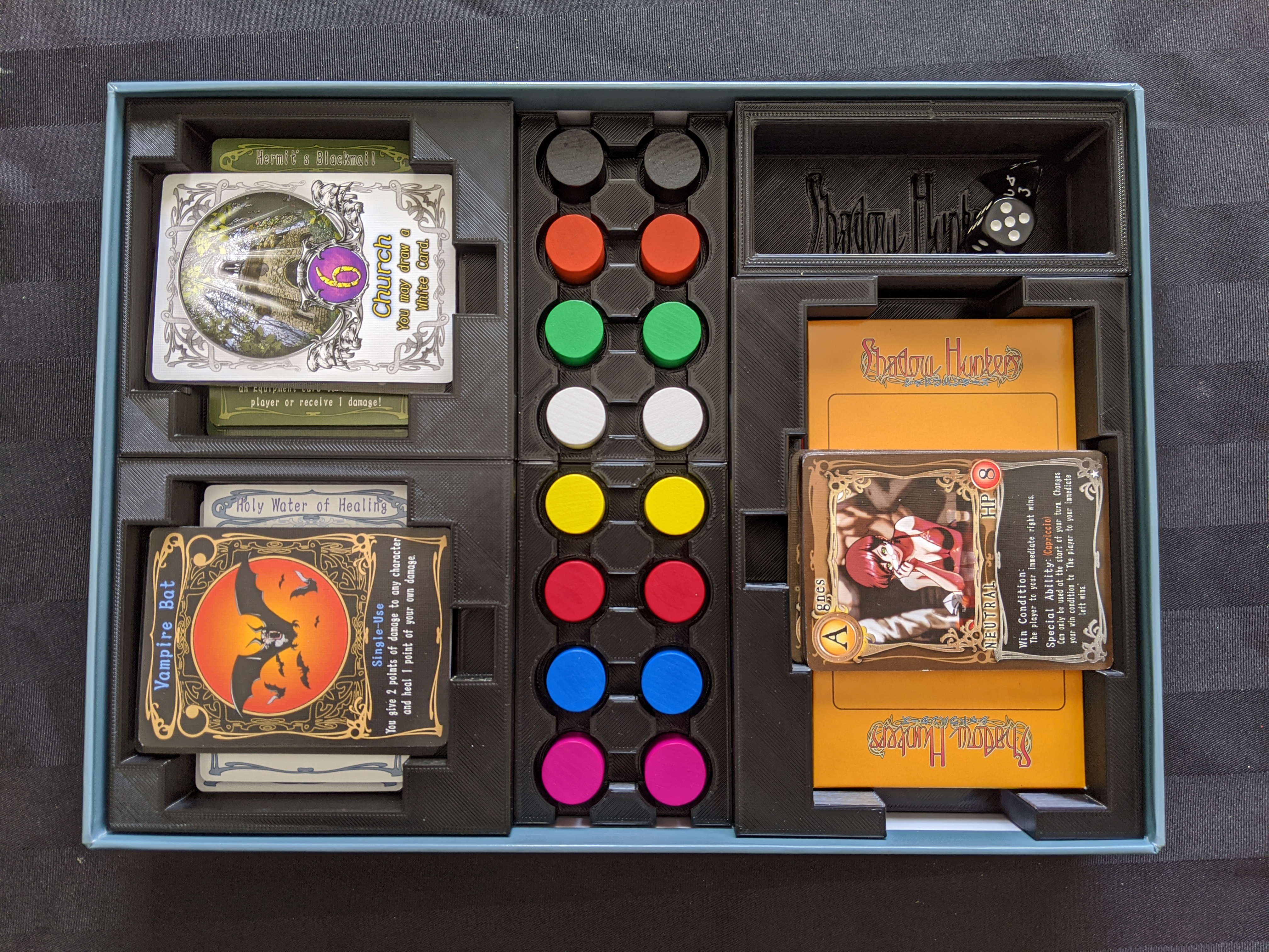Shadow Hunters Board Game Box Insert