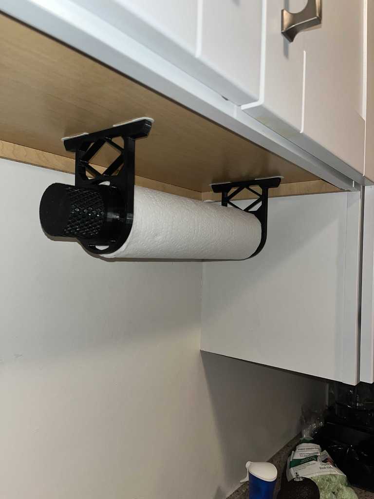 Vertically Mounted Paper Towel Holder