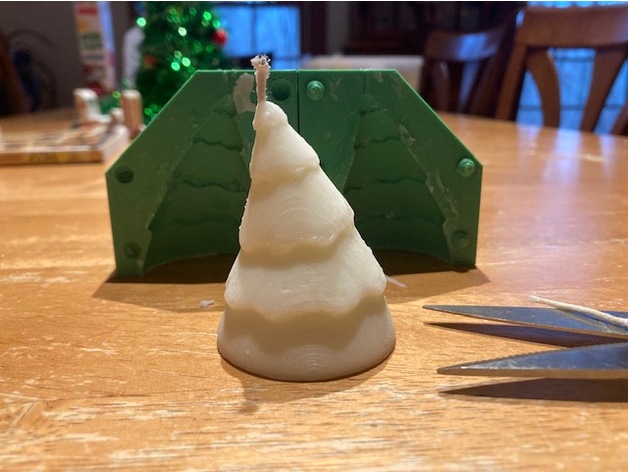 Christmas Tree Candle Mold