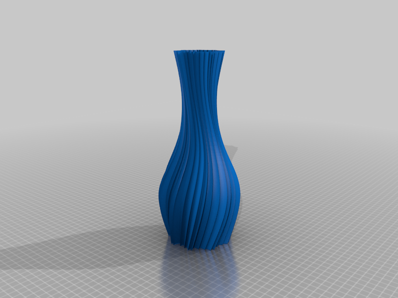 3D Vase Knurling Pattern