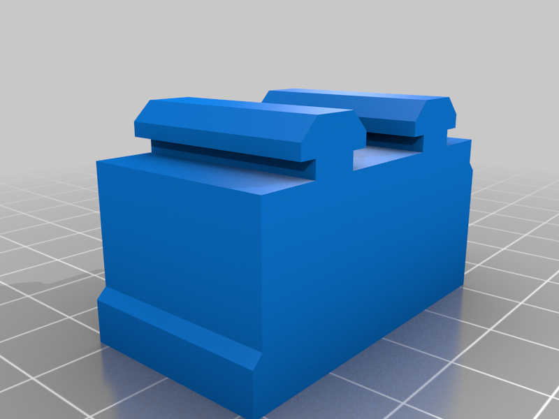 Ender 3 v2 25mm Riser Foot with room for extended replacement front box