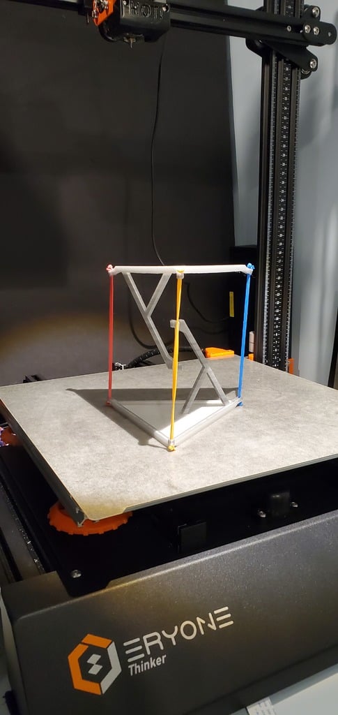  Impossible Table - no supports rubber band 