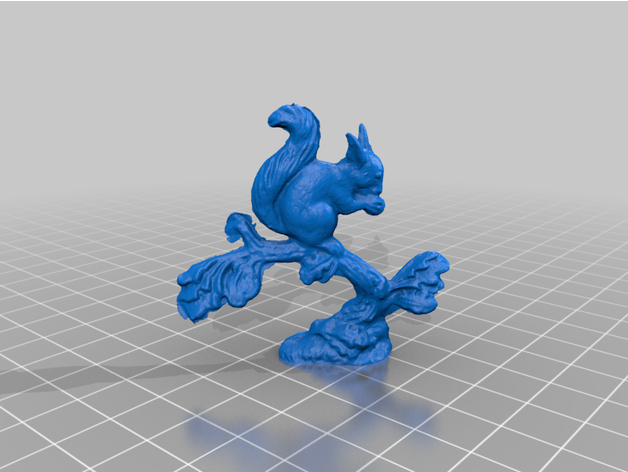 FICHIER pour imprimante 3D : animaux Featured_preview_Squirrel