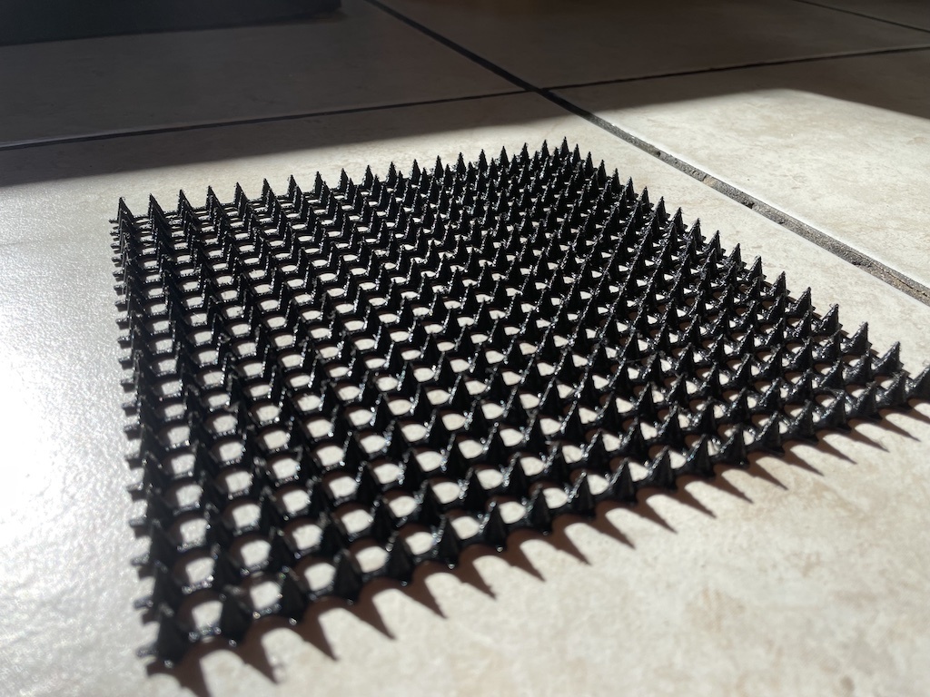 Scat Mat Spikes Deterrent Training Mat for Cats 3D model