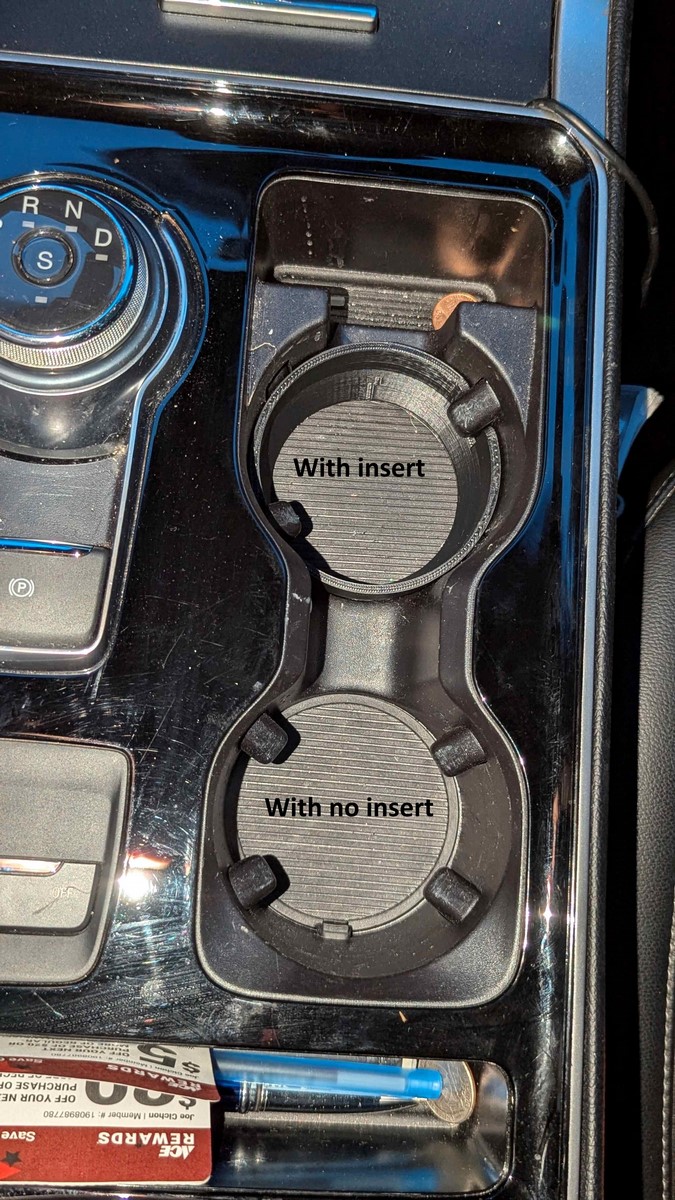 Ford (2019) Edge Cup holder adjuster for console