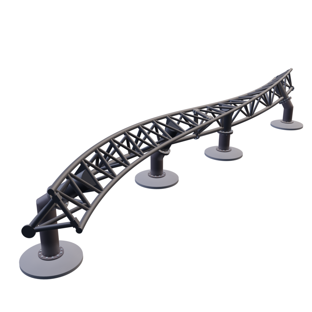 Roller Coaster Track - S-Turn