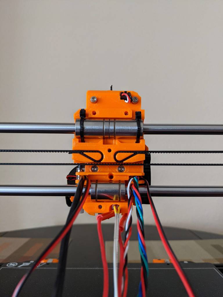 Prusa i3 mk3s Bear X-Carriage R4 with modified belt holder