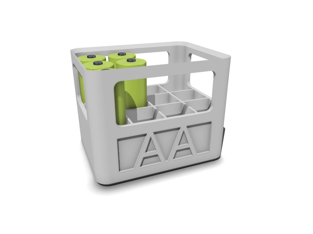 AA battery holder/organizer