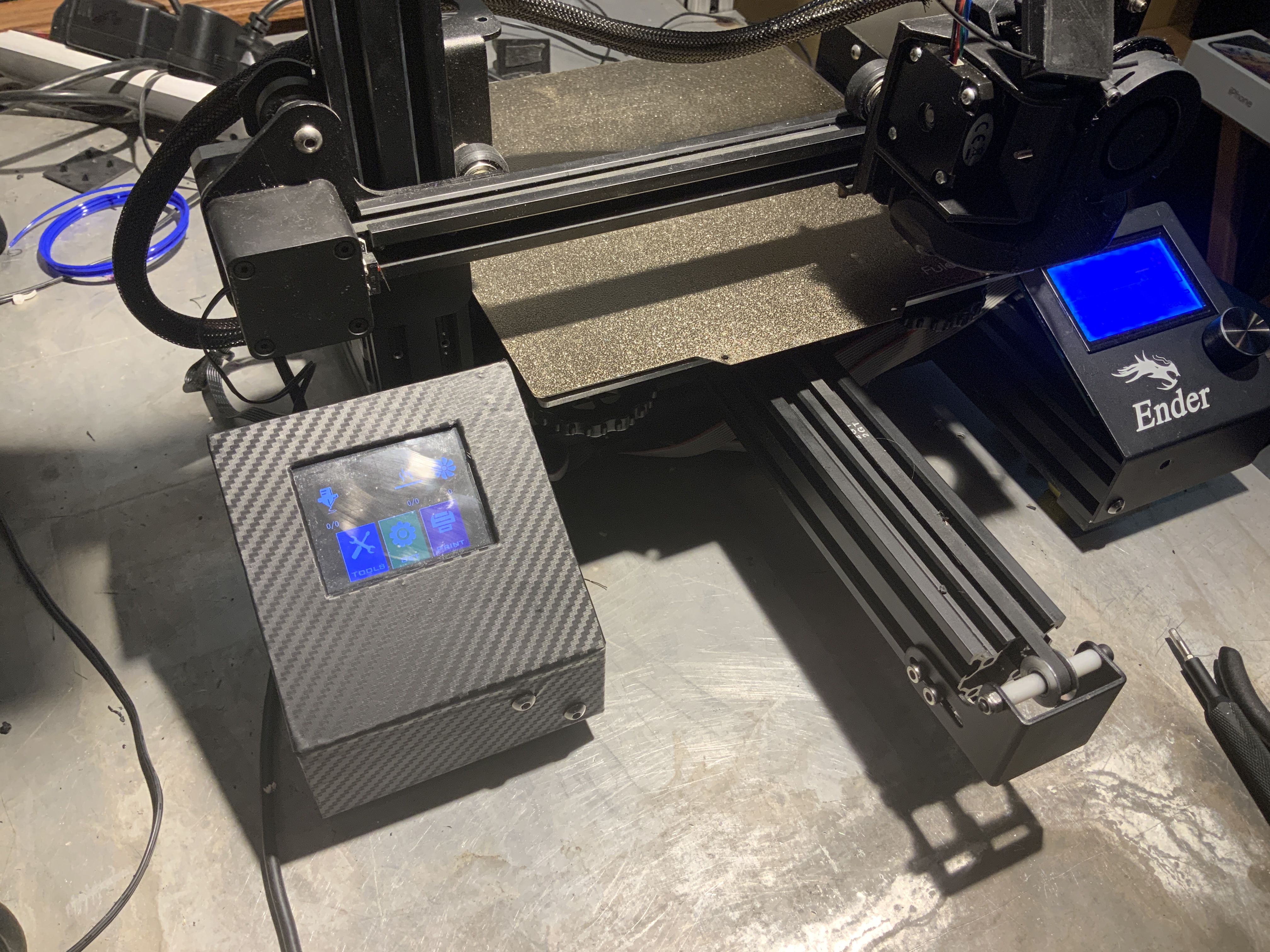 MKS TFT2.8 Mount for left Side of Ender 3.