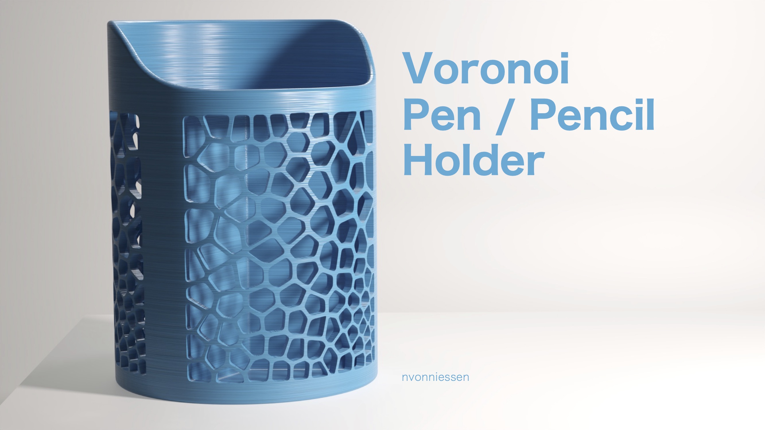 Voronoi Pen / Pencil Holder