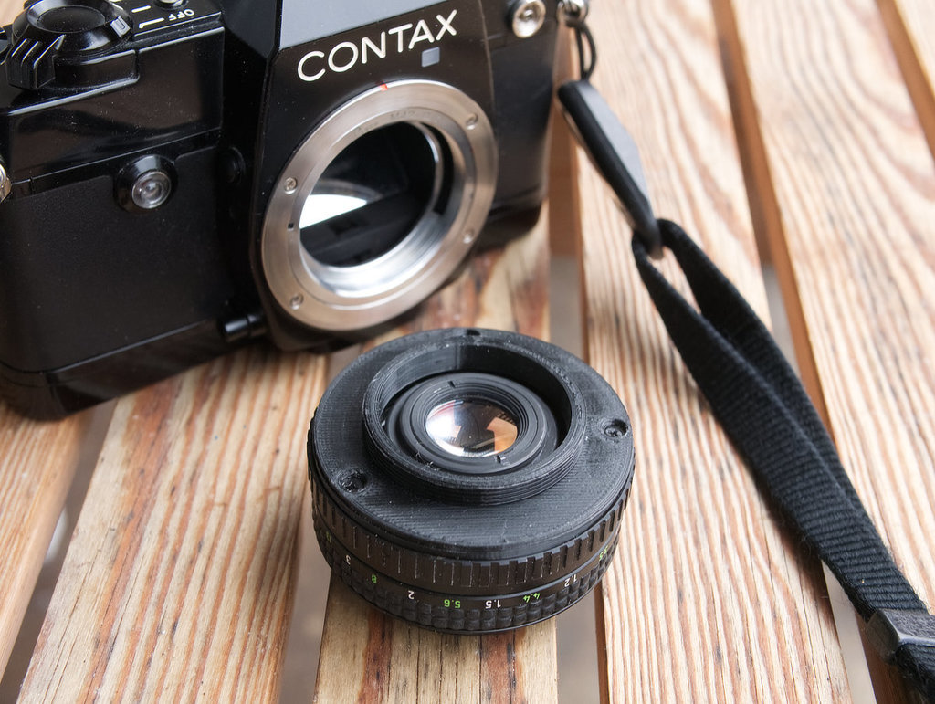 Praktica B mount lens (50/2.4) to M42 conversion (focus to infinity)