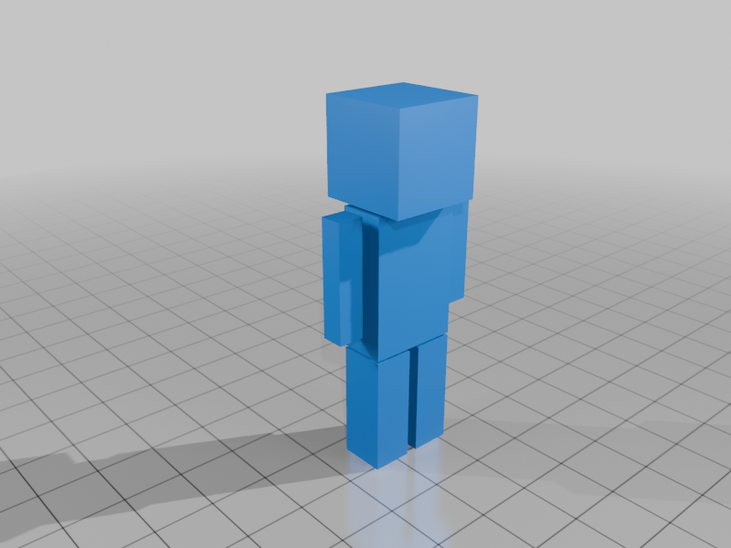 Minecraft Steve [AI GENERATED] [PRINT IN PLACE] [ARTICULATING]