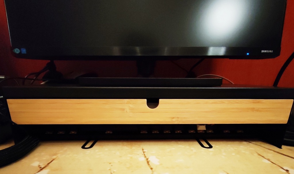 Keyboard sliders for IKEA ELLOVEN monitor stand